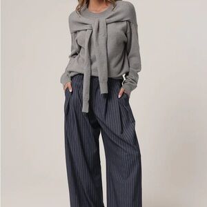 Line and Dot Atlas Sweater, Gray, NWT, Small